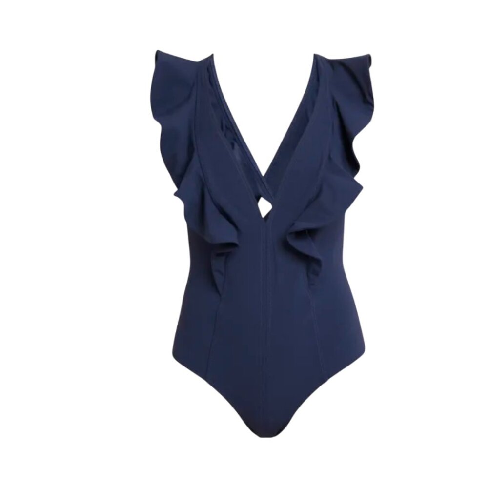 Ulla Johnson Navy One Piece Swimsuit